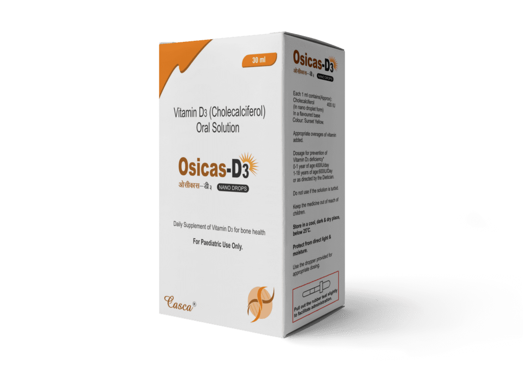 Cholecalciferol Vitamin D3 Nano Drops