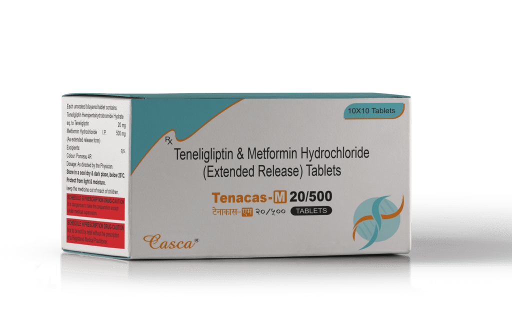 Teneligliptin & Metformin Hydrochloride (Extended Release) Tablets