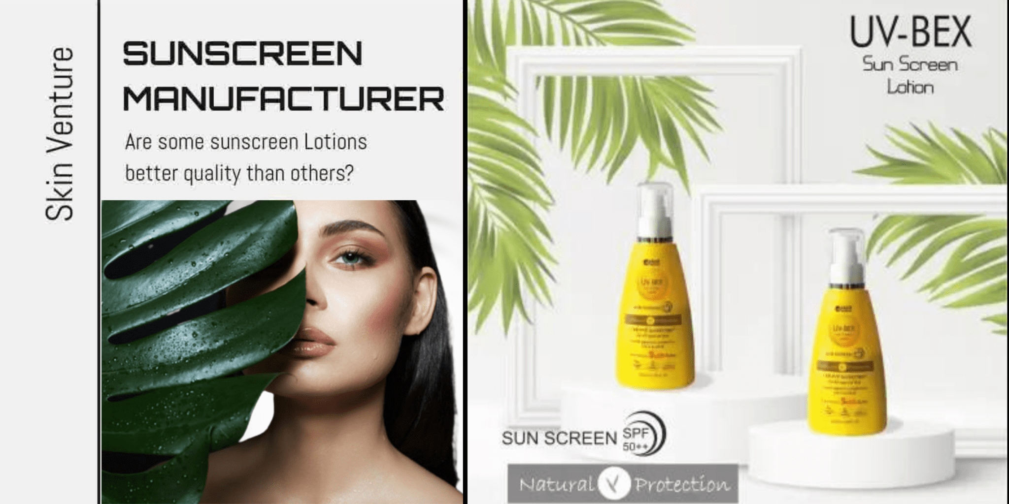 Sunscreen Lotion Manufacturer in India Skin Venture