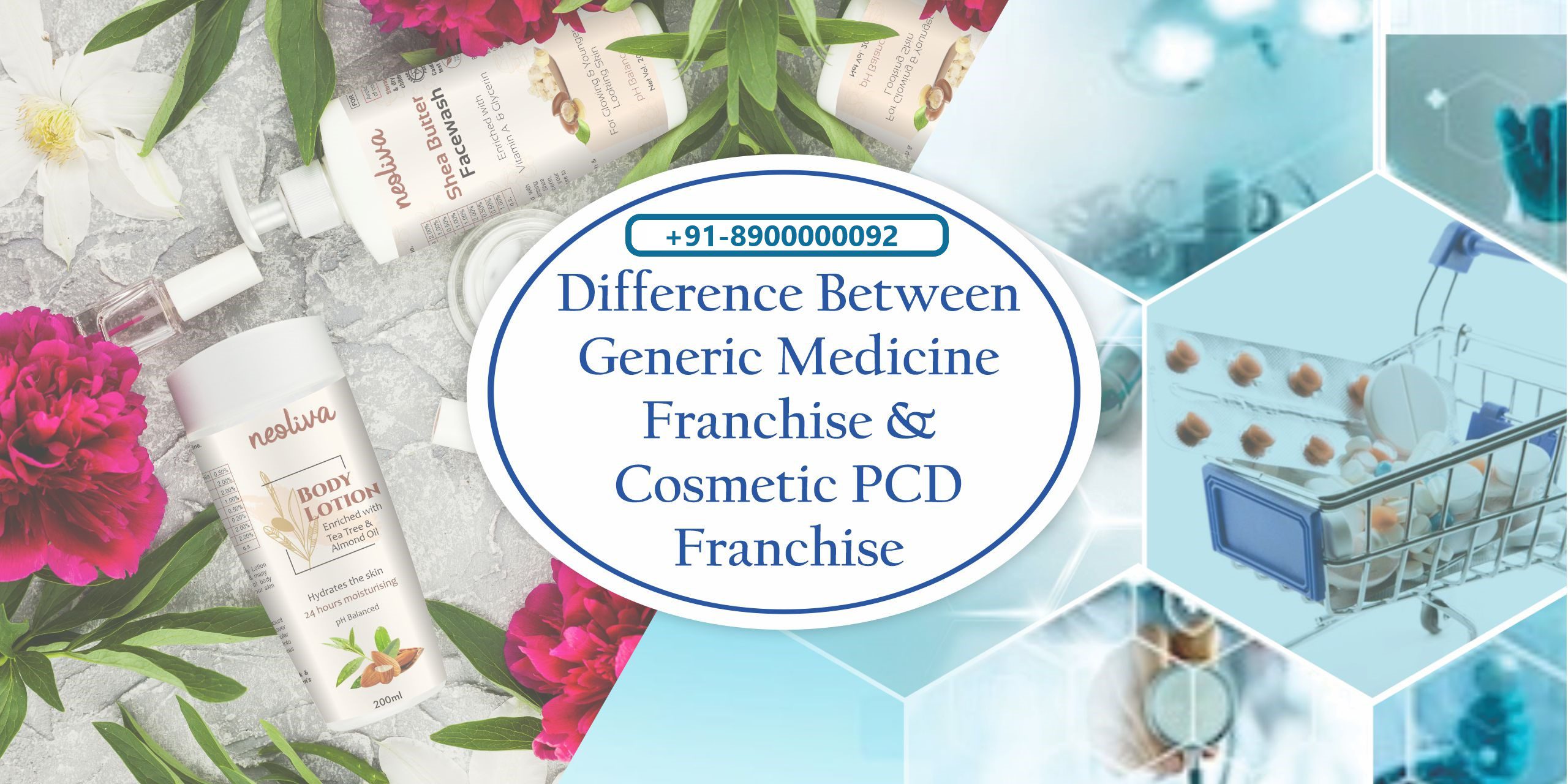 Differences between Cosmetic PCD franchise and Generic Medicine Franchise