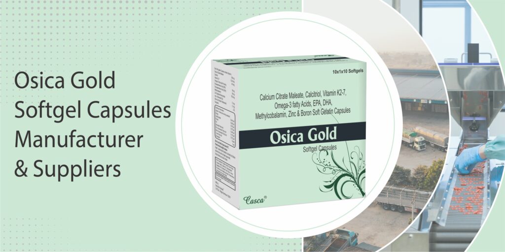 Osica Gold soft gel capsules manufacturer