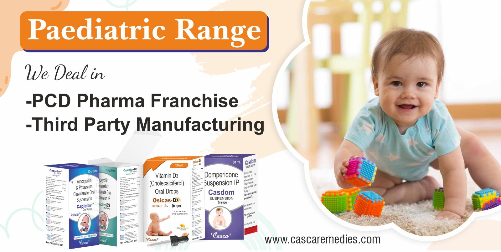 Pediatric Range Manufacturer And suppliers with PCD Franchise