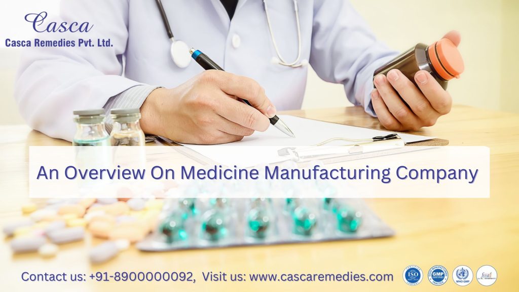An Overview On Medicine Manufacturing Company