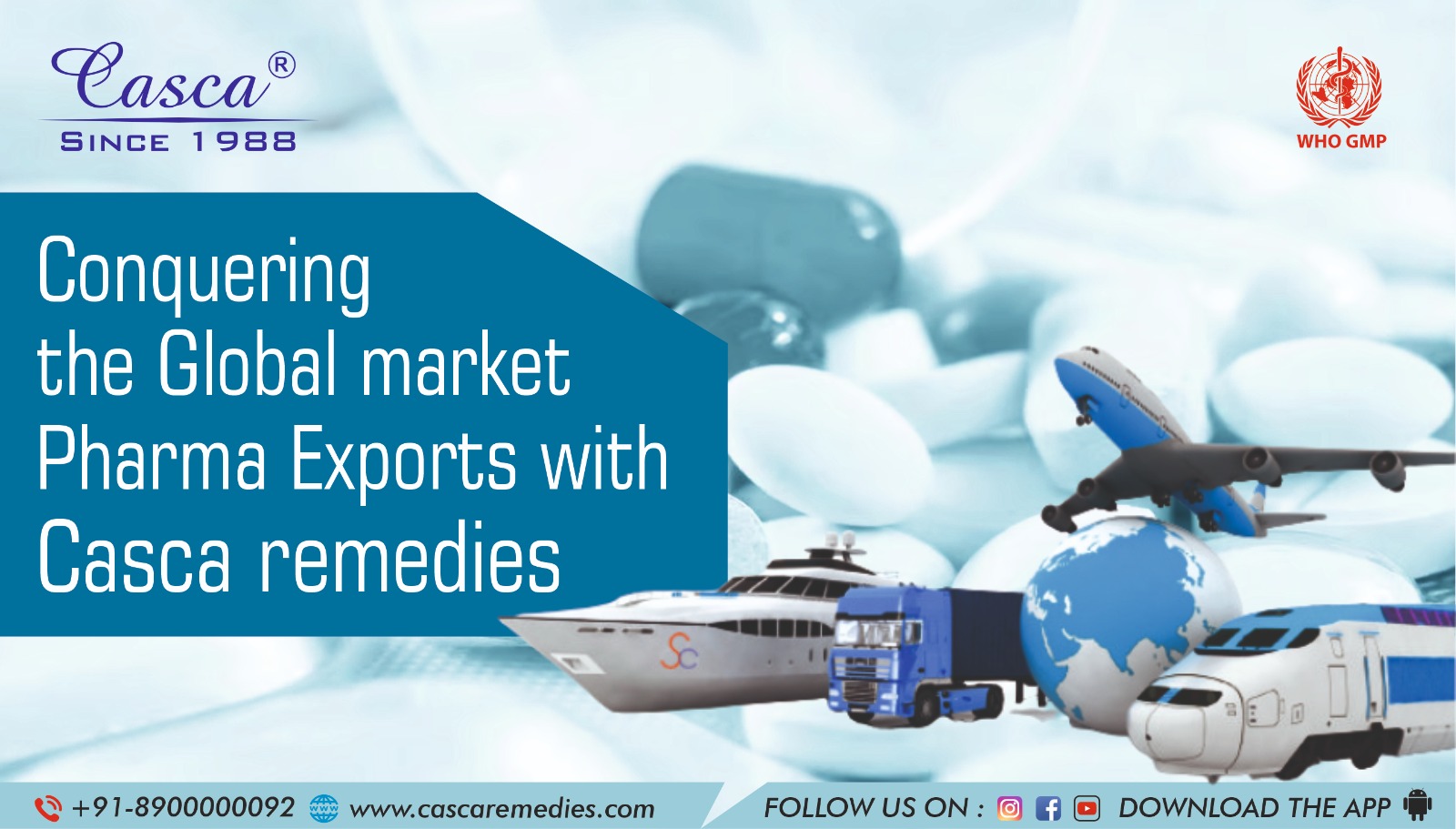 Conquering the Global Market: Pharma Exports with Casca Remedies