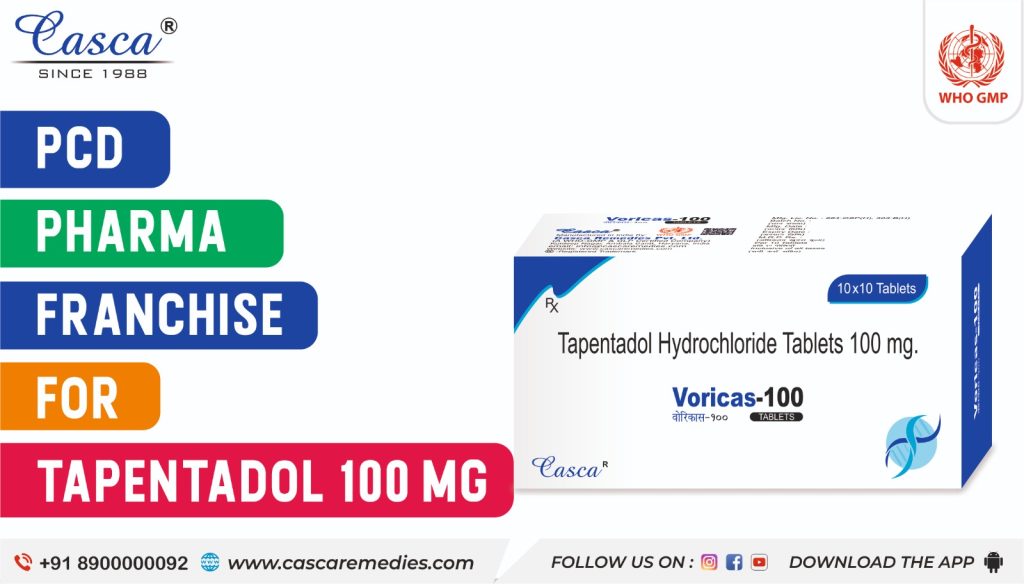 PCD pharma franchise for Tapentadol 100 Mg