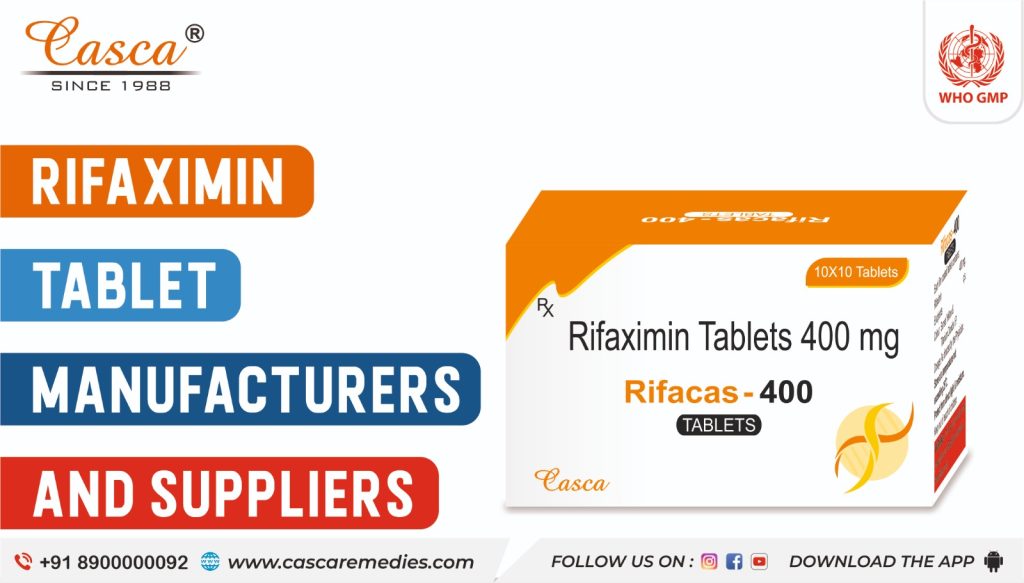 Rifaximin tablet manufacturers and suppliers
