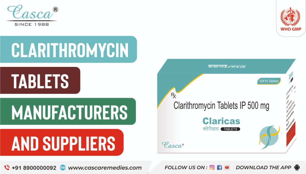 Clarithromycin tablet manufacturers and suppliers
