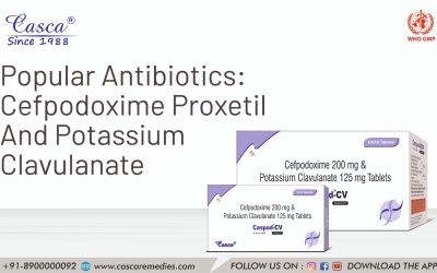 Popular antibiotics Cefpodoxime Proxetil and Potassium Clavulanate