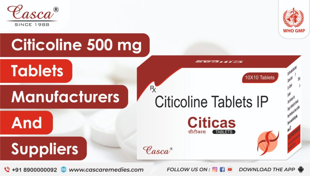 citicoline tablet manufacturers and suppliers
