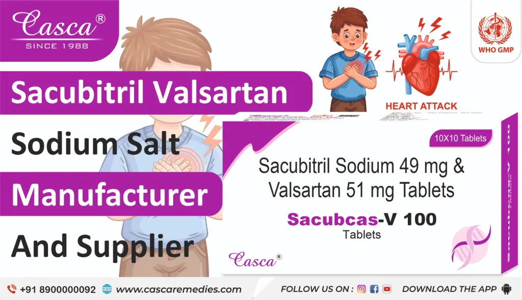 Sacubitril valsartan sodium manufacturer & supplier