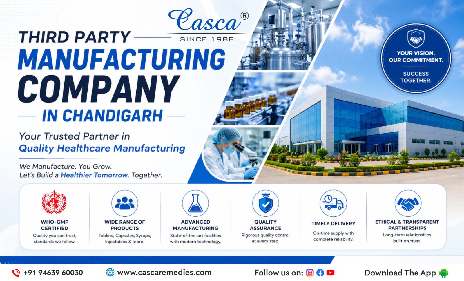 Third Party Manufacturing Company in Chandigarh