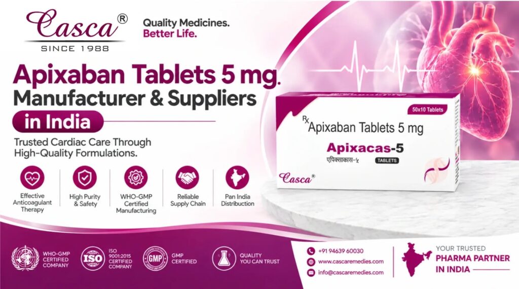 Apixaban tablets 5mg